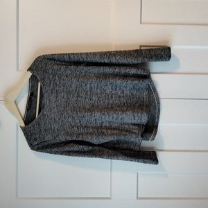 Athleta long sleeve top. Upper back cutout.